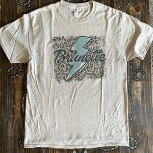 Brunette ⚡️ graphic tee